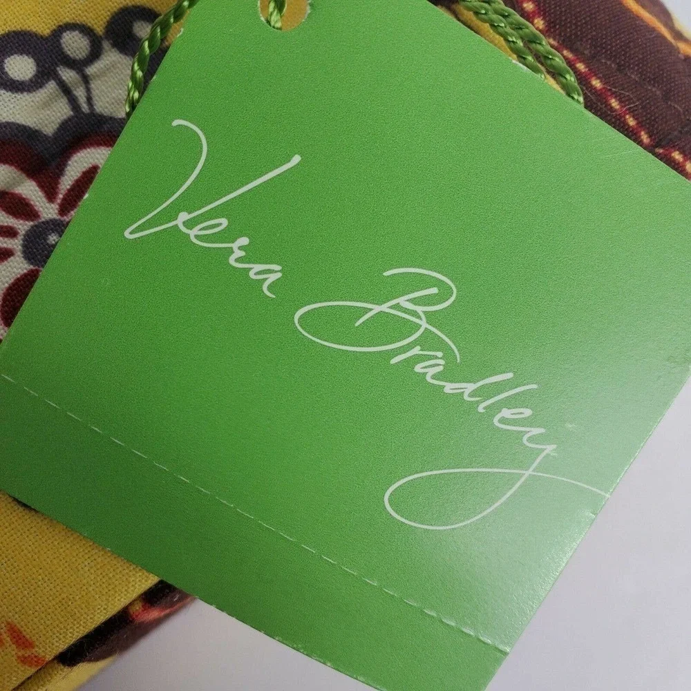 Vera Bradley Jewelry Box Organizer Travel Case Buttercup Zip Up - Picture 7 of 9